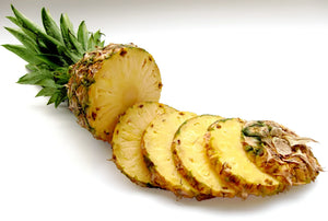 Frozen pineapple ice pops