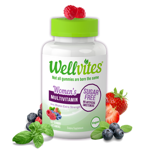 Wellvites Women's Multivitamin, sugar free gummy vitamins, vegan gummies